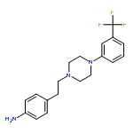 Benzenamine,4-[2-[4-[3-(trifluoromethyl)phenyl]-1-piperazinyl]ethyl]-