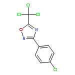 1,2,4-OXADIAZOLE, 3-(4-CHLOROPHENYL)-5-(TRICHLOROMETHYL)-