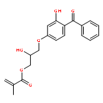 2-Propenoic acid,2-methyl-, 3-(4-benzoyl-3-hydroxyphenoxy)-2-hydroxypropyl ester