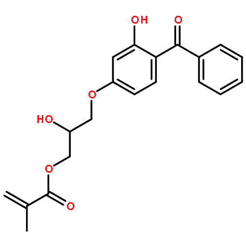 2-Propenoic acid,2-methyl-, 3-(4-benzoyl-3-hydroxyphenoxy)-2-hydroxypropyl ester