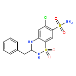 2H-1,2,4-Benzothiadiazine-7-sulfonamide,6-chloro-3,4-dihydro-3-(phenylmethyl)-, 1,1-dioxide