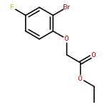 Acetic acid, (2-bromo-4-fluorophenoxy)-, ethyl ester