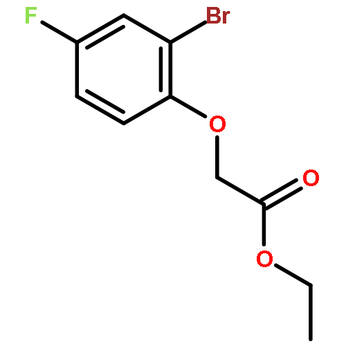 Acetic acid, (2-bromo-4-fluorophenoxy)-, ethyl ester