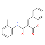 2H-1-Benzopyran-3-carboxamide, N-(2-methylphenyl)-2-oxo-