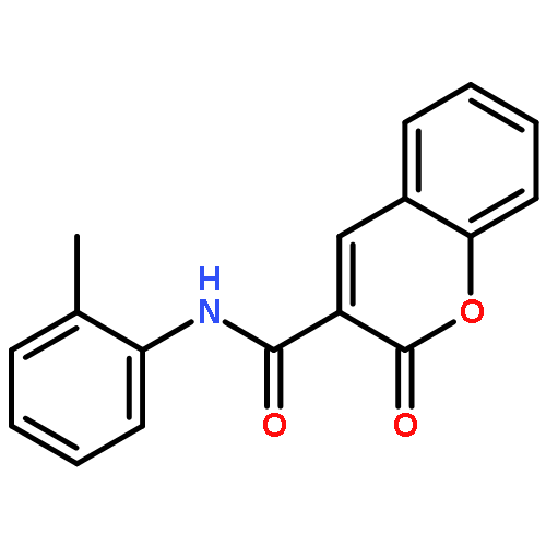 2H-1-Benzopyran-3-carboxamide, N-(2-methylphenyl)-2-oxo-