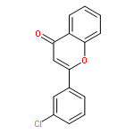 4H-1-Benzopyran-4-one, 2-(3-chlorophenyl)-