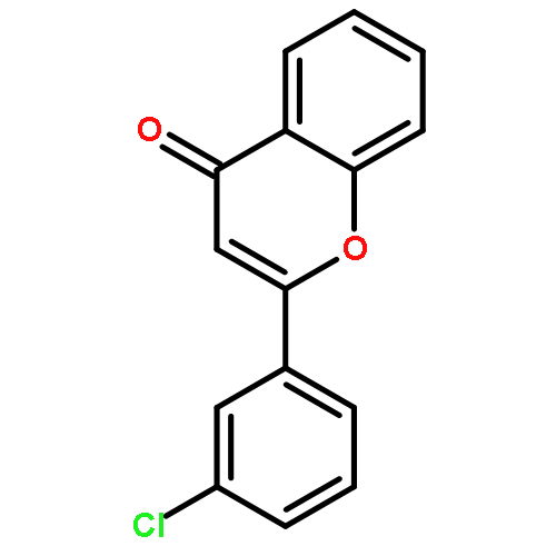 4H-1-Benzopyran-4-one, 2-(3-chlorophenyl)-