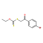 S-[2-(4-bromophenyl)-2-oxoethyl] O-ethyl carbonodithioate