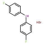 bis(4-fluorophenyl)iodanium,hydrobromide