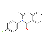 4(3H)-Quinazolinone,3-(4-fluorophenyl)-2-methyl-