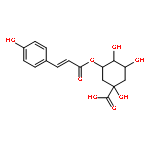 (1S,3R,4R,5R)-1,3,4-trihydroxy-5-{[(2E)-3-(4-hydroxyphenyl)prop-2-enoyl]oxy}cyclohexanecarboxylic acid