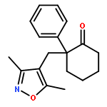 2-[(3,5-dimethyl-1,2-oxazol-4-yl)methyl]-2-phenylcyclohexanone