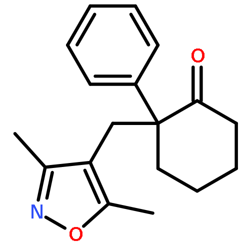 2-[(3,5-dimethyl-1,2-oxazol-4-yl)methyl]-2-phenylcyclohexanone