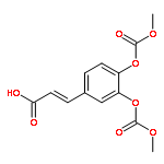 2-Propenoic acid, 3-[3,4-bis[(methoxycarbonyl)oxy]phenyl]-