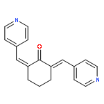 Cyclohexanone, 2,6-bis(4-pyridinylmethylene)-