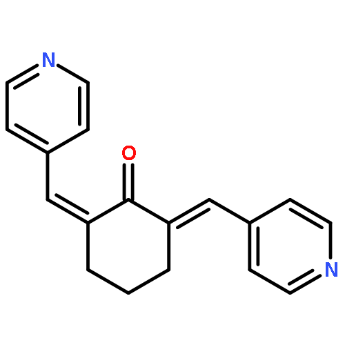 Cyclohexanone, 2,6-bis(4-pyridinylmethylene)-