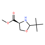 4-Oxazolidinecarboxylic acid, 2-(1,1-dimethylethyl)-, methyl ester, (4S)-