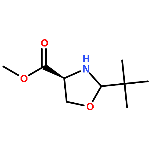 4-Oxazolidinecarboxylic acid, 2-(1,1-dimethylethyl)-, methyl ester, (4S)-