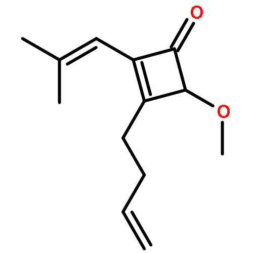 2-Cyclobuten-1-one, 3-(3-butenyl)-4-methoxy-2-(2-methyl-1-propenyl)-