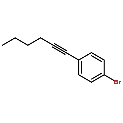 Benzene, 1-bromo-4-(1-hexynyl)-