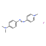 Pyridinium, 4-[[4-(dimethylamino)phenyl]azo]-1-methyl-, iodide