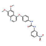 Urea, N-[4-[(6,7-dimethoxy-4-quinolinyl)oxy]phenyl]-N'-(3-nitrophenyl)-