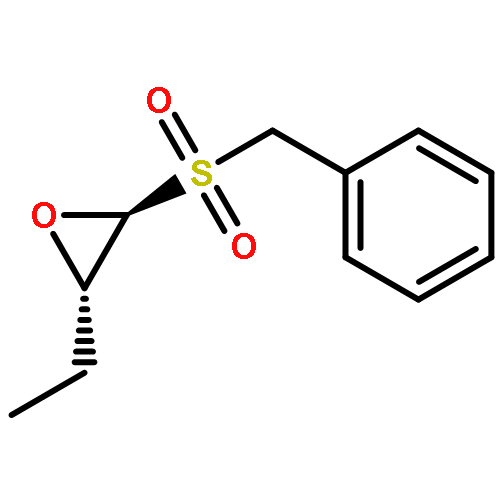 Oxirane, 2-ethyl-3-[(phenylmethyl)sulfonyl]-, trans-