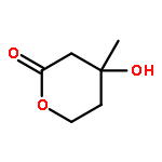 2H-Pyran-2-one, tetrahydro-4-hydroxy-4-methyl-, (S)-