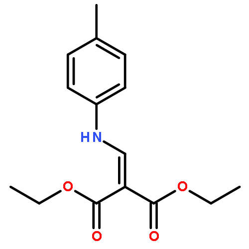 Propanedioic acid,2-[[(4-methylphenyl)amino]methylene]-, 1,3-diethyl ester