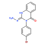 2,4(1H,3H)-Quinazolinedione, 3-(4-bromophenyl)-, 2-hydrazone