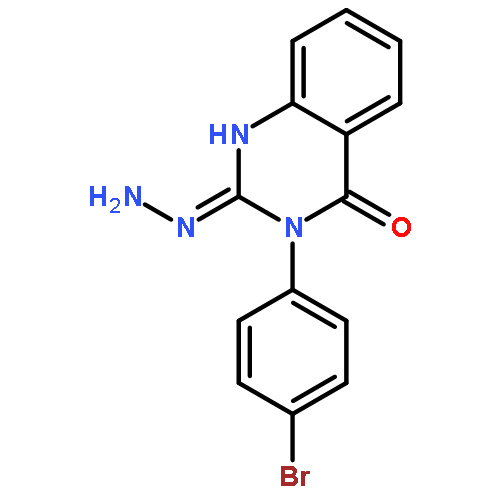 2,4(1H,3H)-Quinazolinedione, 3-(4-bromophenyl)-, 2-hydrazone