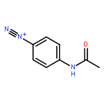 Benzenediazonium, 4-(acetylamino)-