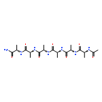 L-Alaninamide, N-acetyl-L-alanyl-L-alanyl-L-alanyl-L-alanyl-L-alanyl-