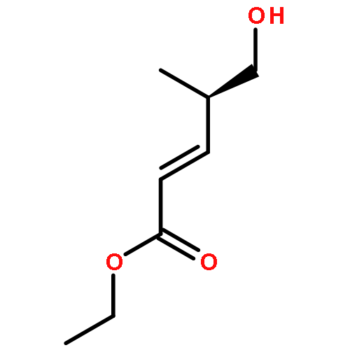 2-Pentenoic acid, 5-hydroxy-4-methyl-, ethyl ester, (2E,4R)-