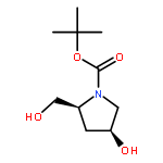 1-Pyrrolidinecarboxylicacid, 4-hydroxy-2-(hydroxymethyl)-, 1,1-dimethylethyl ester, (2S,4S)-