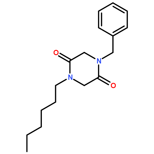 2,5-Piperazinedione, 1-hexyl-4-(phenylmethyl)-