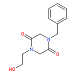 2,5-Piperazinedione, 1-(2-hydroxyethyl)-4-(phenylmethyl)-