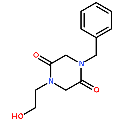 2,5-Piperazinedione, 1-(2-hydroxyethyl)-4-(phenylmethyl)-