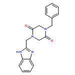 2,5-Piperazinedione, 1-(1H-benzimidazol-2-ylmethyl)-4-(phenylmethyl)-