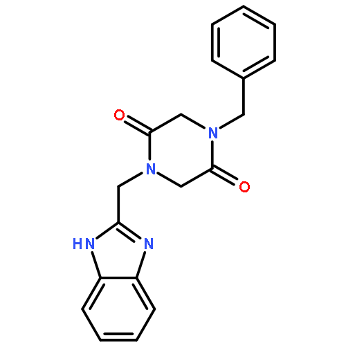 2,5-Piperazinedione, 1-(1H-benzimidazol-2-ylmethyl)-4-(phenylmethyl)-