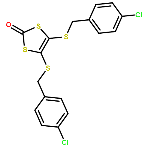 1,3-Dithiol-2-one, 4,5-bis[[(4-chlorophenyl)methyl]thio]-