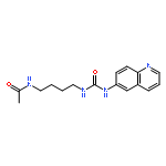 Acetamide, N-[4-[[(6-quinolinylamino)carbonyl]amino]butyl]-