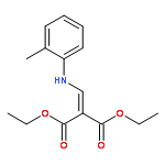 2-(o-Tolylaminomethylene)malonic acid diethyl ester