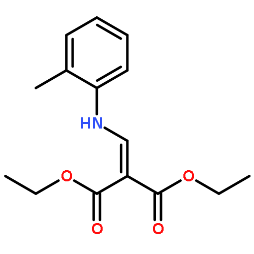 2-(o-Tolylaminomethylene)malonic acid diethyl ester