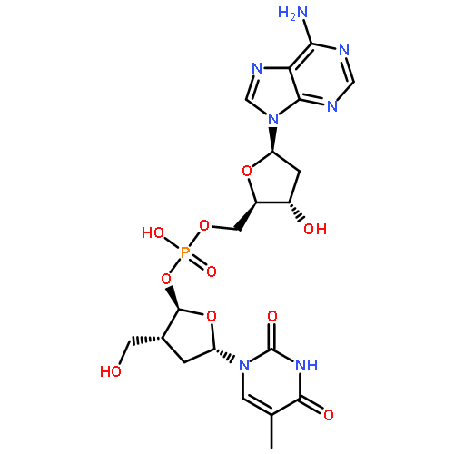 2'-deoxythymidylyl-(3'-5')-2'-deoxyadenosine