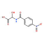 Acetic acid,hydroxy[(4-nitrobenzoyl)amino]- (9CI)