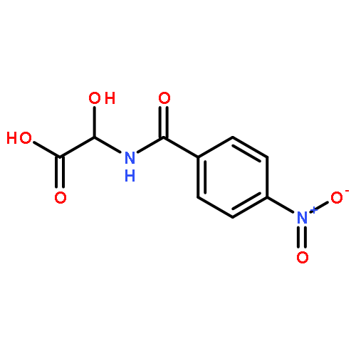 Acetic acid,hydroxy[(4-nitrobenzoyl)amino]- (9CI)