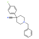 4-Piperidinecarbonitrile, 4-(4-fluorophenyl)-1-(phenylmethyl)-