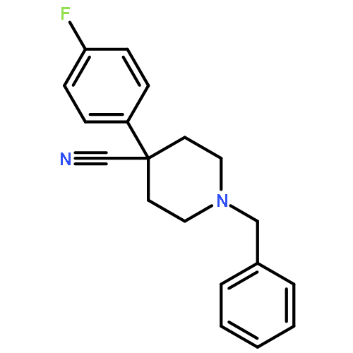 4-Piperidinecarbonitrile, 4-(4-fluorophenyl)-1-(phenylmethyl)-