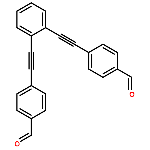 Benzaldehyde, 4,4'-(1,2-phenylenedi-2,1-ethynediyl)bis-